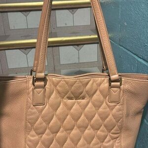 Vera Bradley Beige Quilted Tote